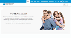 Desktop Screenshot of mygenerationbenefits.com